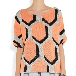 DVF Cici hexagon sweater